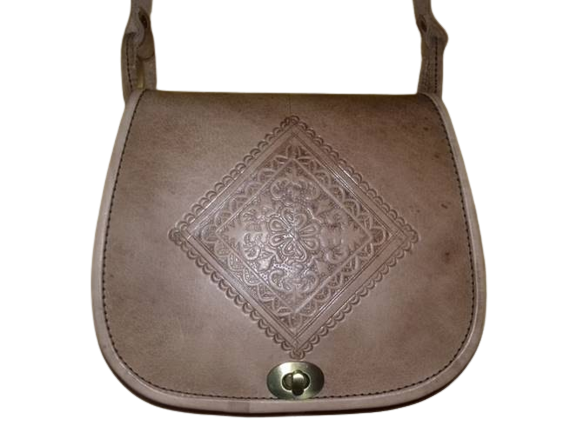 Bolso redondo vacuno click