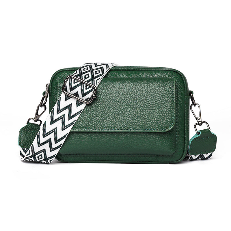 Skulder- og crossbodytaske til damer med bred rem