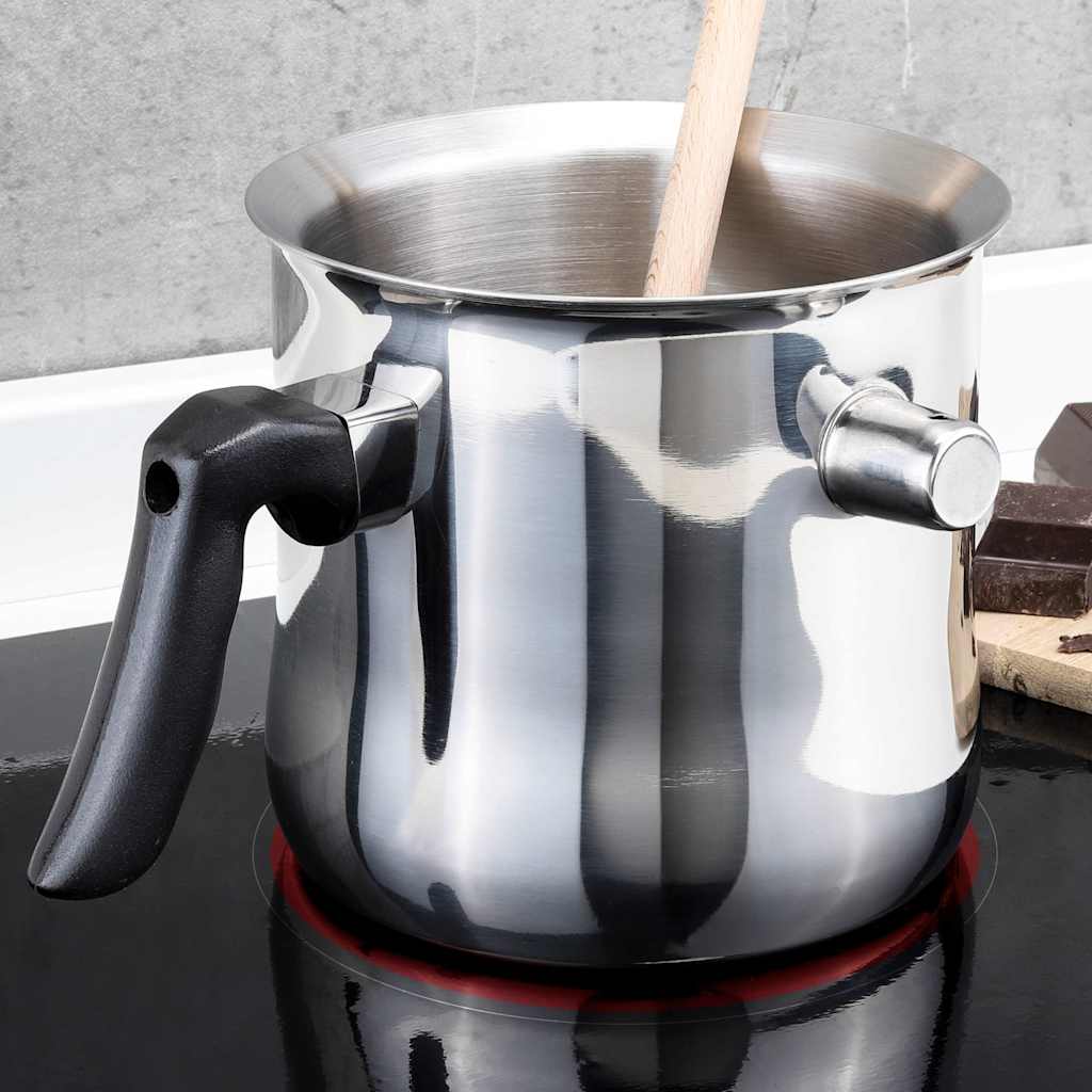 Hi Dobbelt Mælkegryde 1,2 L Rustfrit Stål