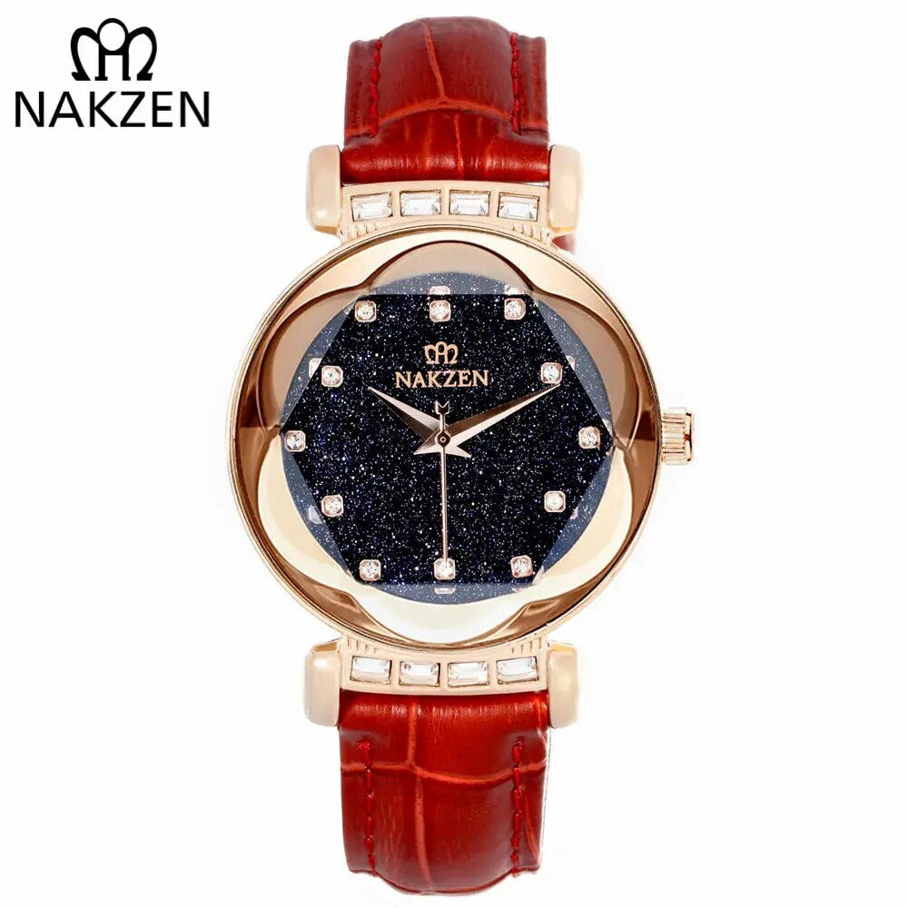 NAKZEN dameur med diamant-look - stjernehimmel