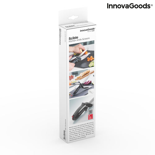 InnovaGoods Scible køkkensaks 2i1 - kniv og skærebræt