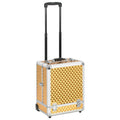 Makeupkuffert 35 X 29 X 45 Cm Aluminium Farvet