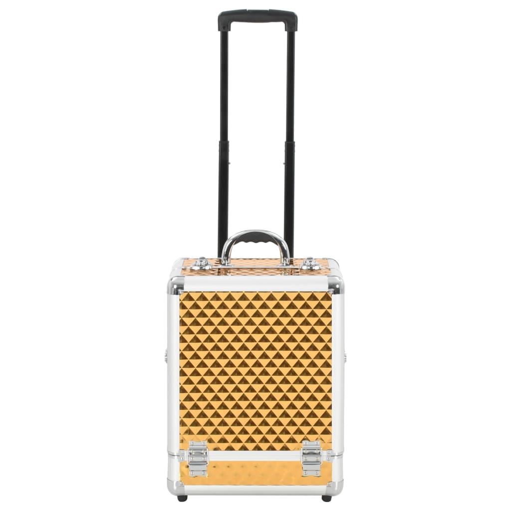 Makeupkuffert 35 X 29 X 45 Cm Aluminium Farvet