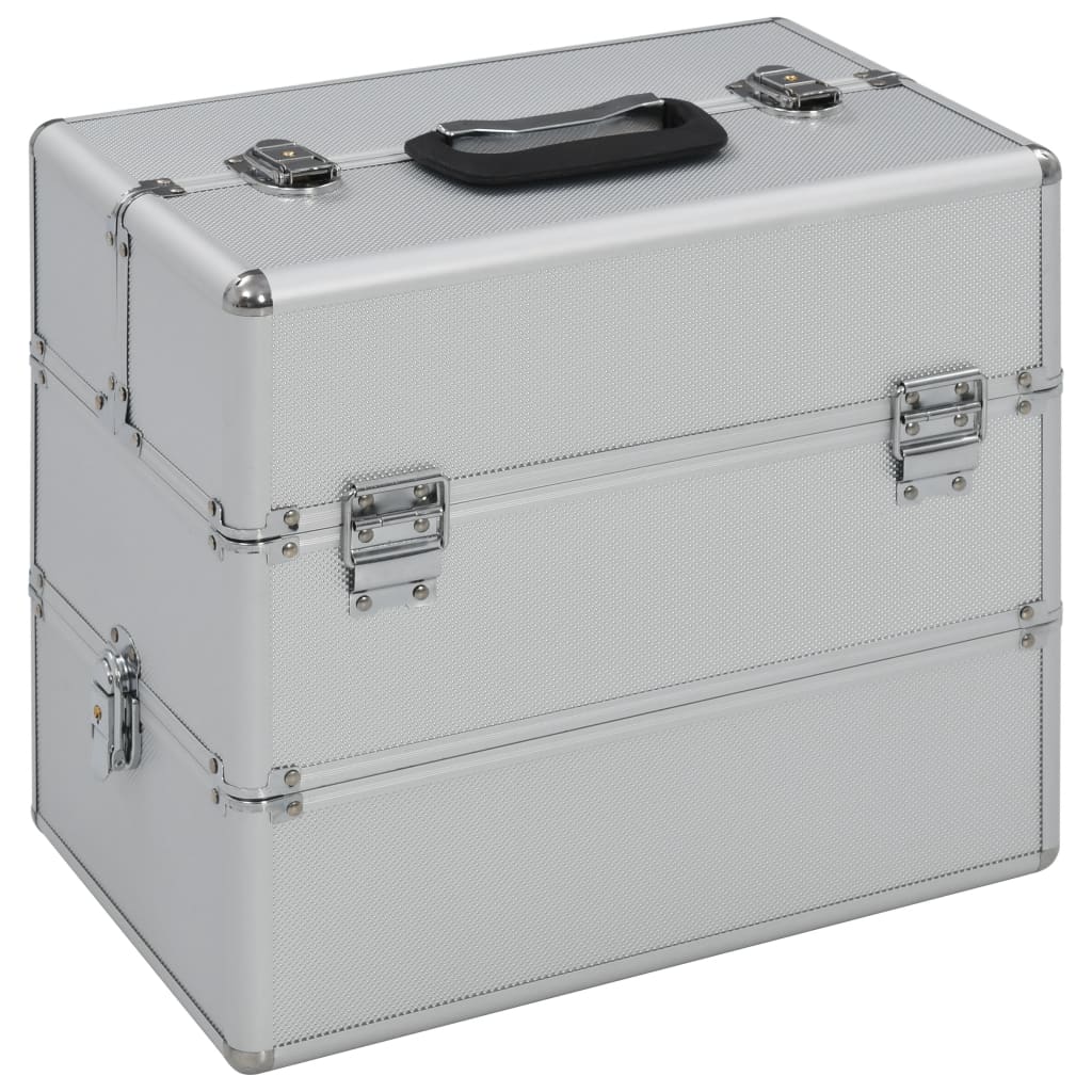 Makeupkuffert 37 X 24 X 35 Cm Farvet Aluminium