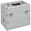 Makeupkuffert 37 X 24 X 35 Cm Farvet Aluminium
