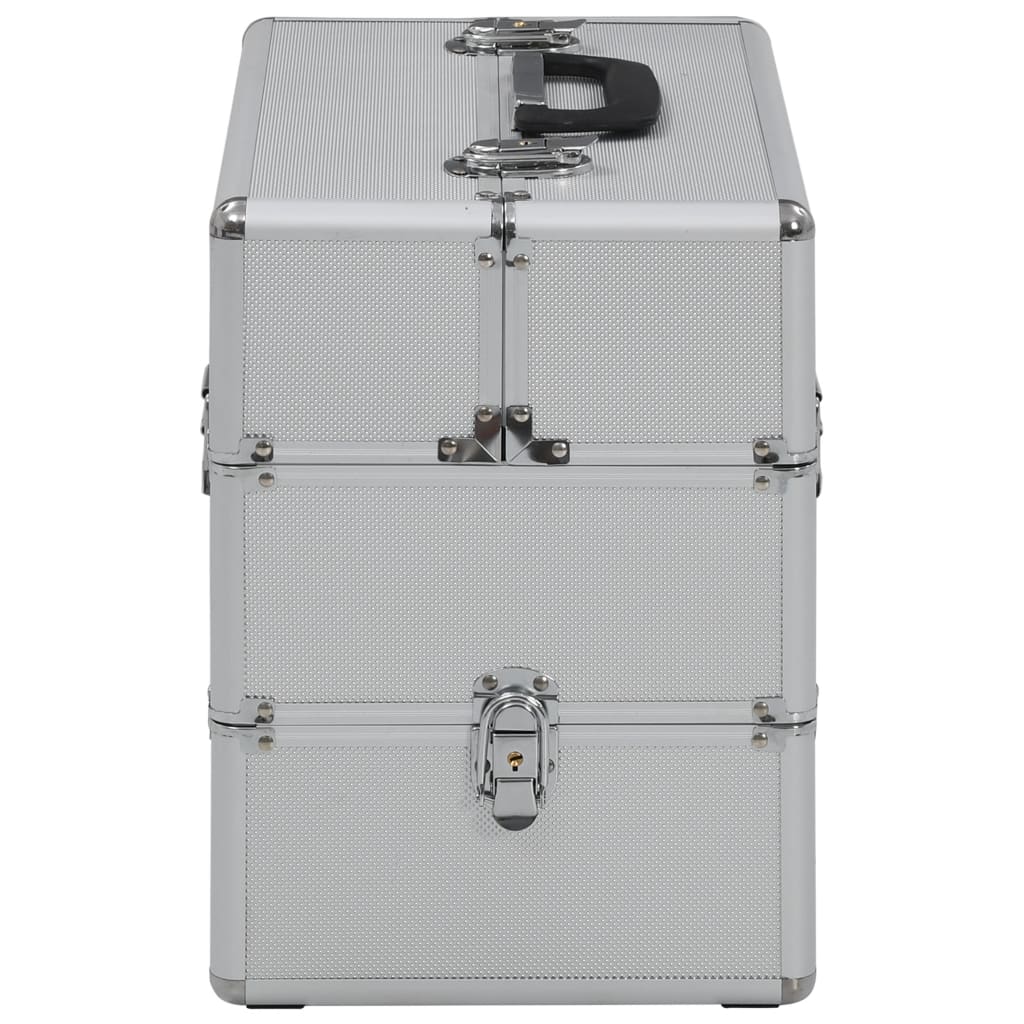 Makeupkuffert 37 X 24 X 35 Cm Farvet Aluminium