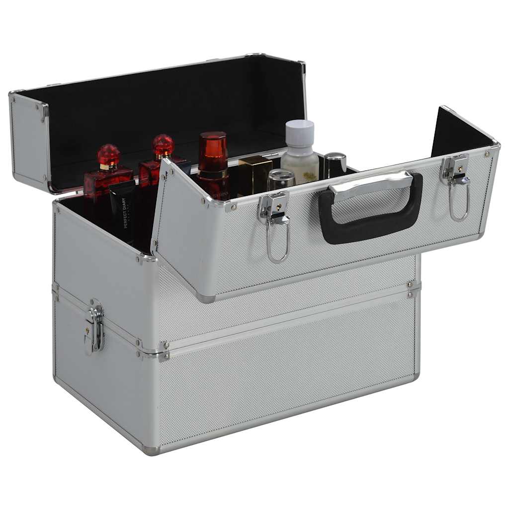 Makeupkuffert 37 X 24 X 35 Cm Farvet Aluminium