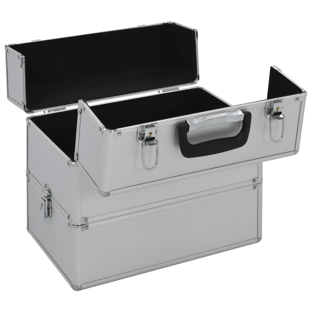 Makeupkuffert 37 X 24 X 35 Cm Farvet Aluminium