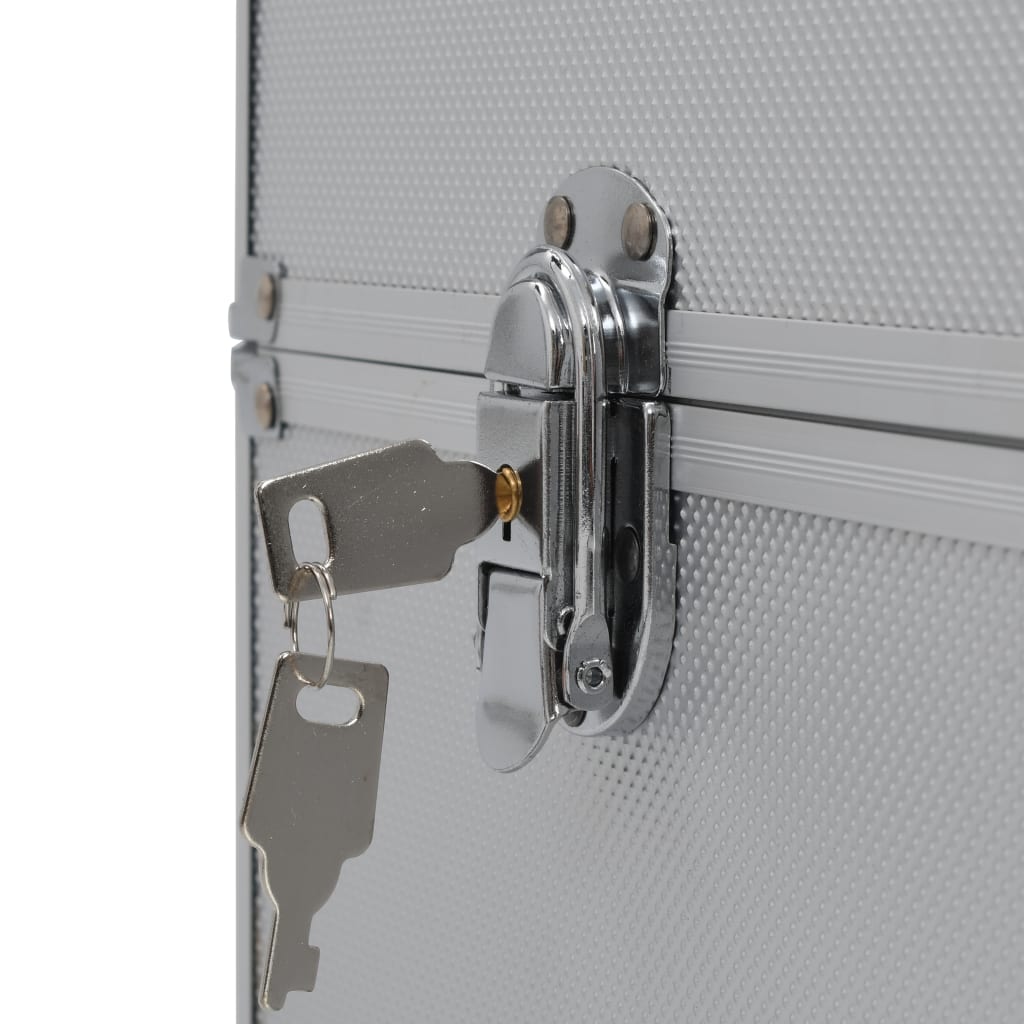 Makeupkuffert 37 X 24 X 35 Cm Farvet Aluminium
