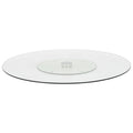 Roterende Serveringstallerken 60 Cm Hærdet Glas Transparent