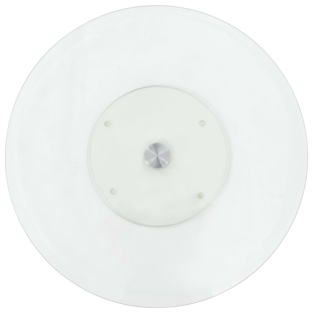 Roterende Serveringstallerken 60 Cm Hærdet Glas Transparent