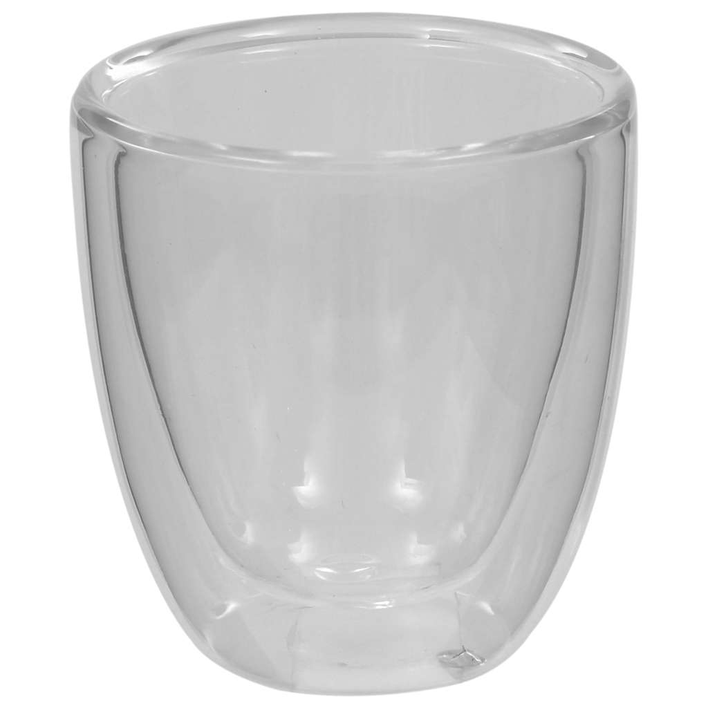 Dobbeltvægget Termoglas Til Espresso 12 Stk. 80 Ml