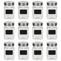 Opbevaringsglas Med Etiket 24 Stk. 300 Ml