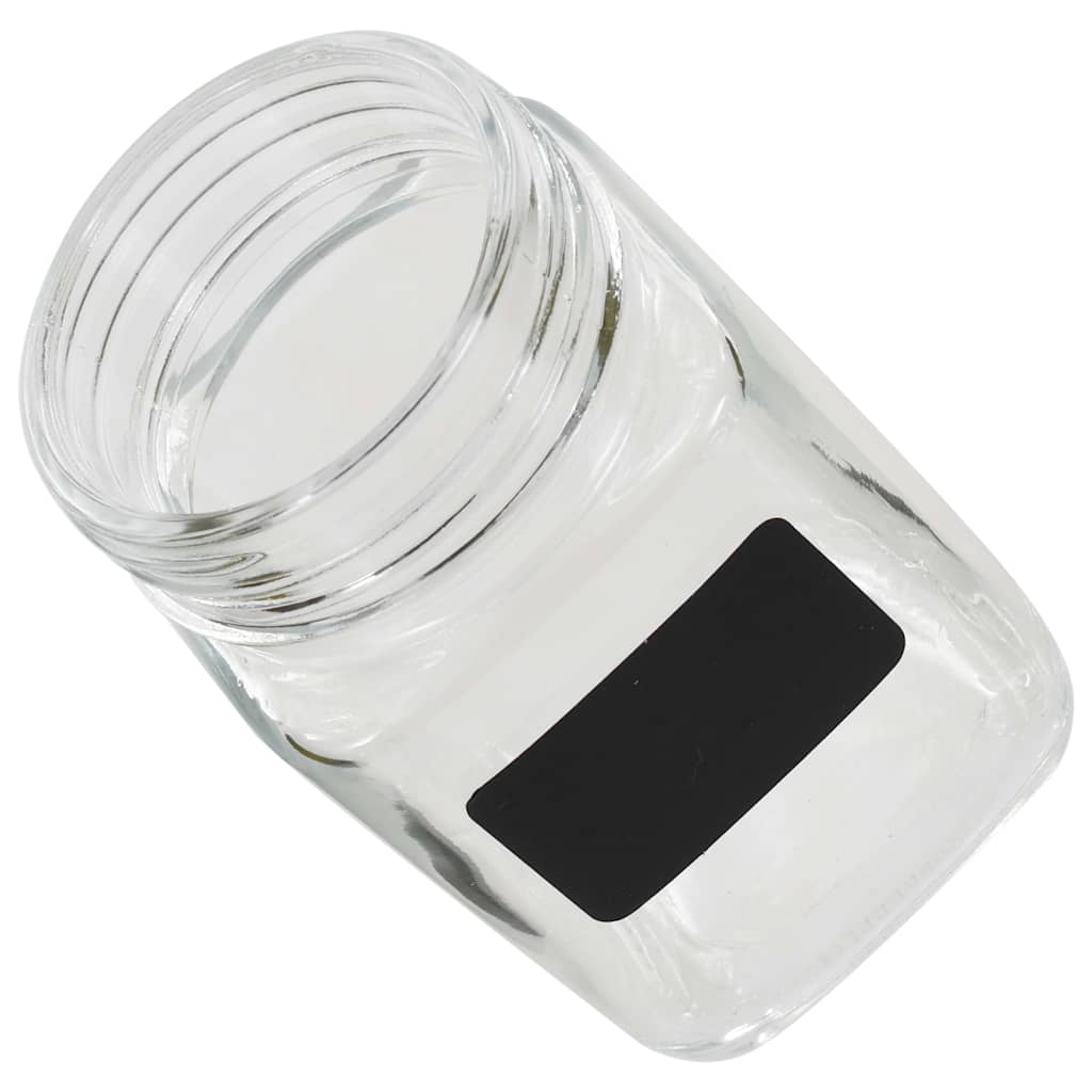 Opbevaringsglas Med Etiket 24 Stk. 300 Ml