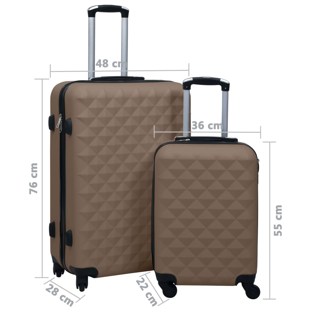 Kuffertsæt 2 Stk. Hardcase Abs