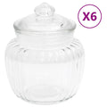 Opbevaringsglas 6 Stk. 500 Ml Glas