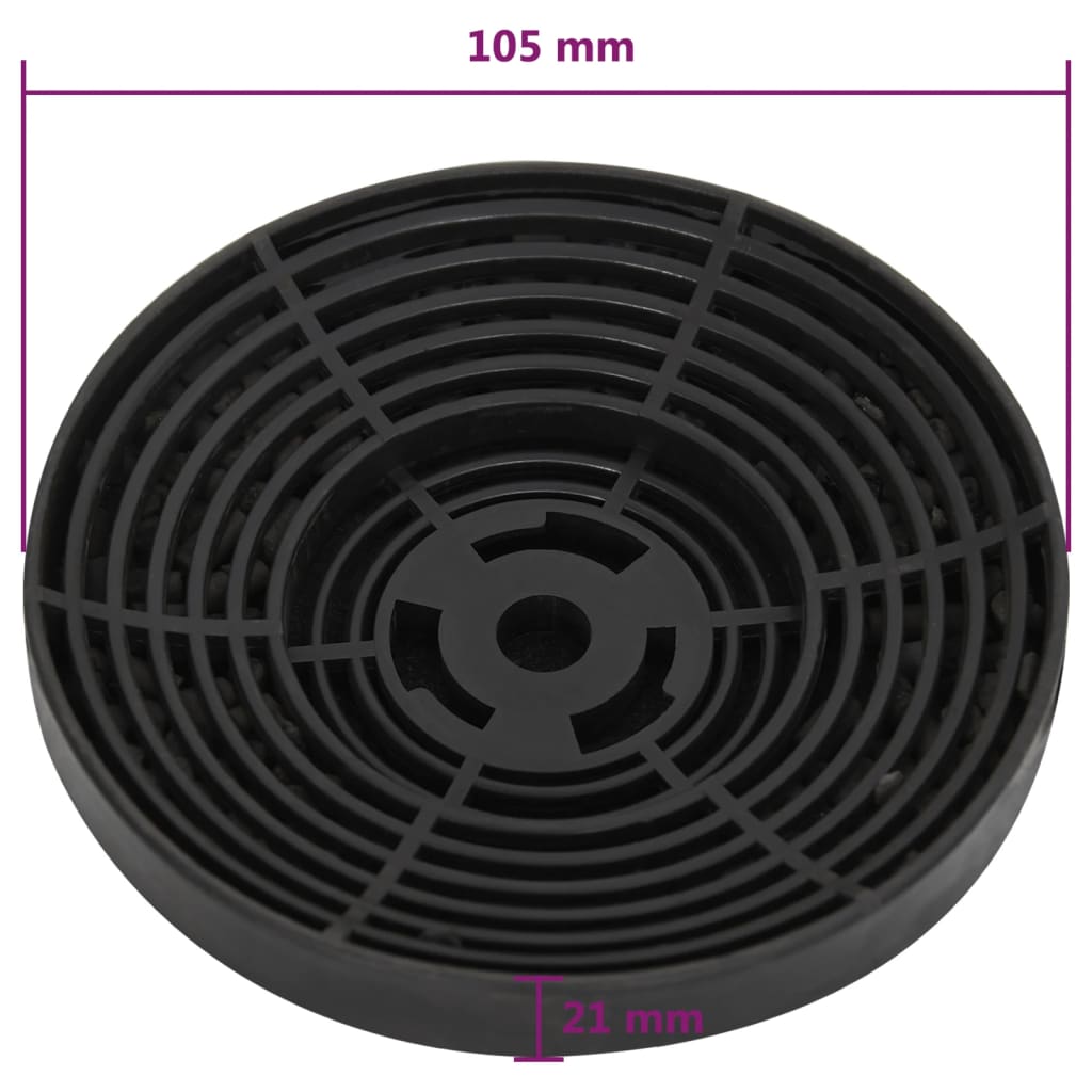 Kulfiltre Til Emhætte 2 Stk. 105X21 Mm
