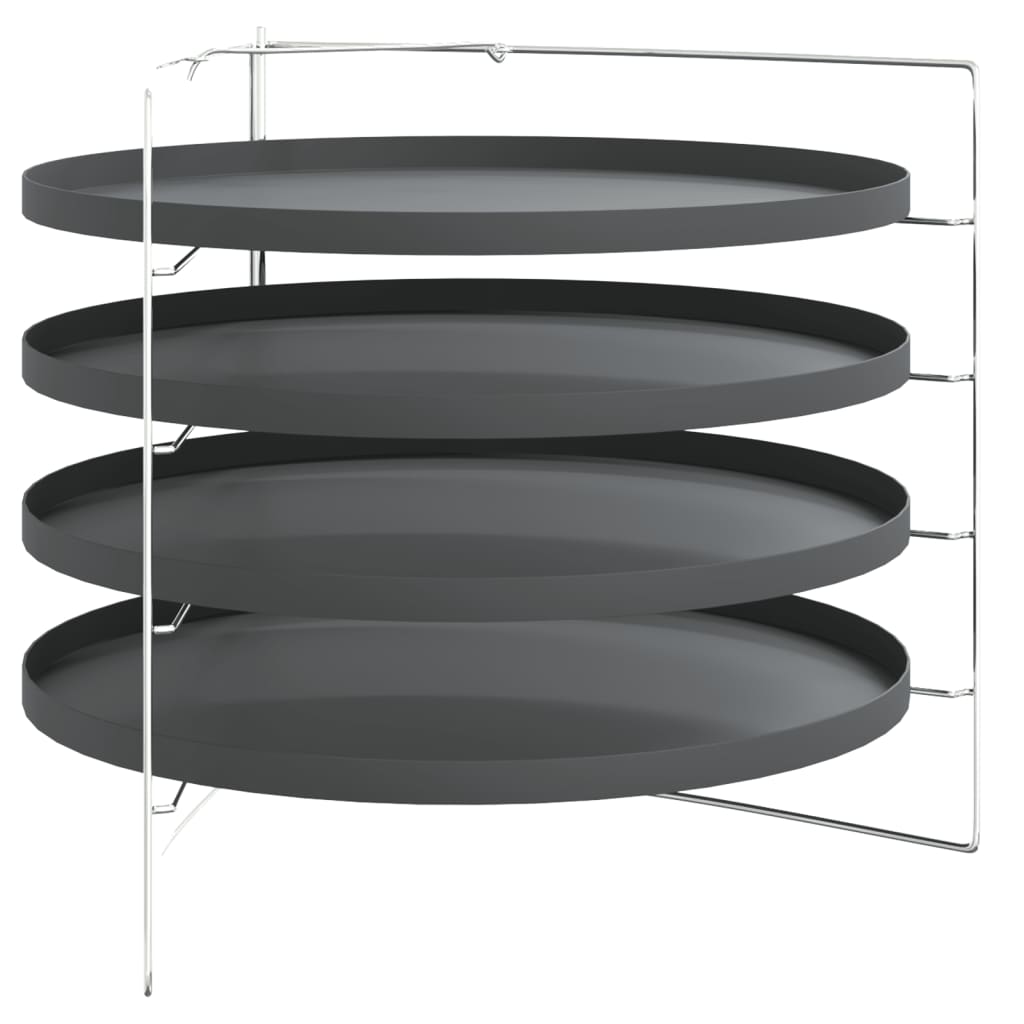 Pizzaforme 4 Stk. Med Rist Ø 28 Cm Stål