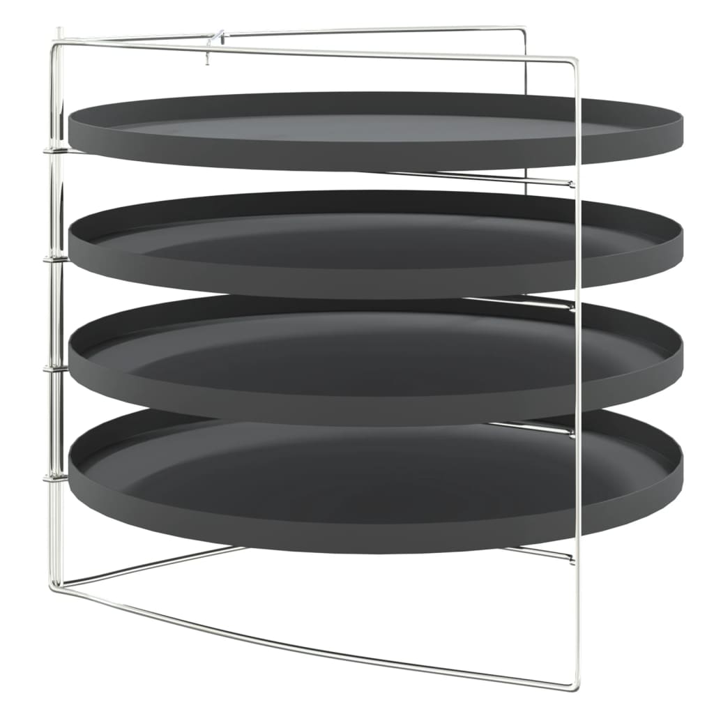 Pizzaforme 4 Stk. Med Rist Ø 28 Cm Stål