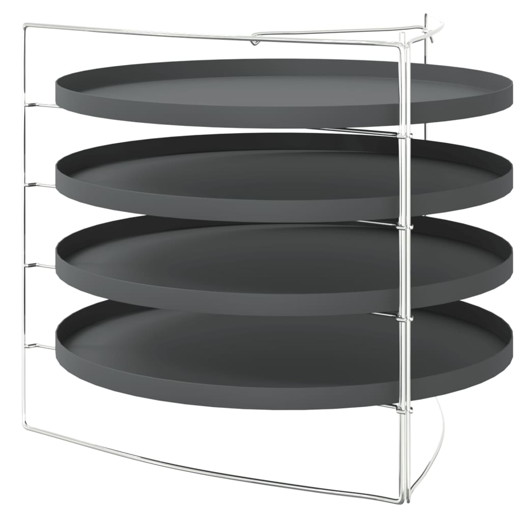 Pizzaforme 4 Stk. Med Rist Ø 28 Cm Stål