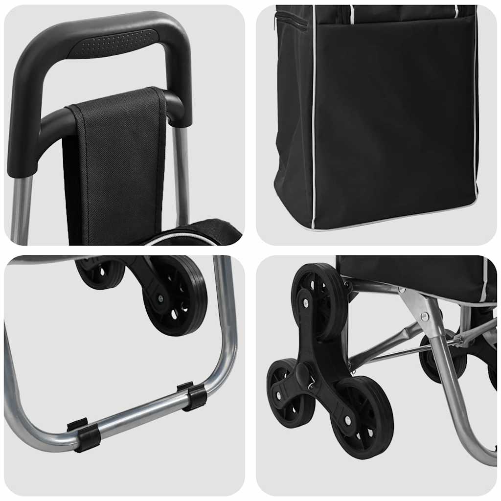 Indkøbsvogn 39,5 X 33 X 93 Cm Oxford Stof