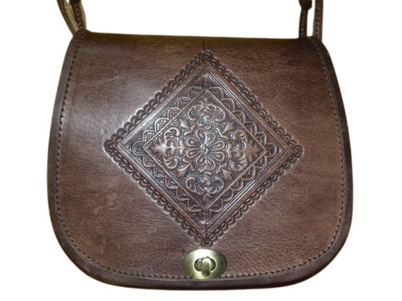 Bolso redondo vacuno click