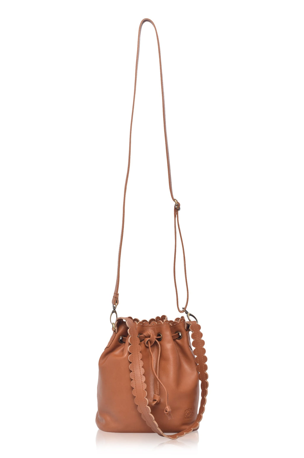 Luisa Scalloped Bucket Bag