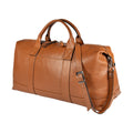 RENATO BORZATTA RB1029S cognacfarvet rejsetaske i læder – unisex