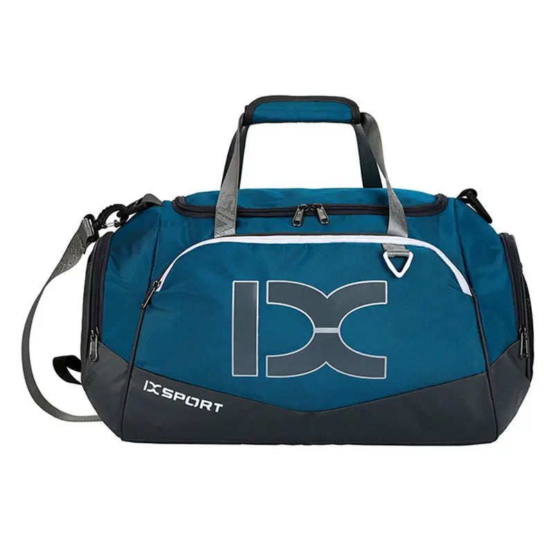 40L Gym Travel Duffel Bag Wet-Dry Separation Blue