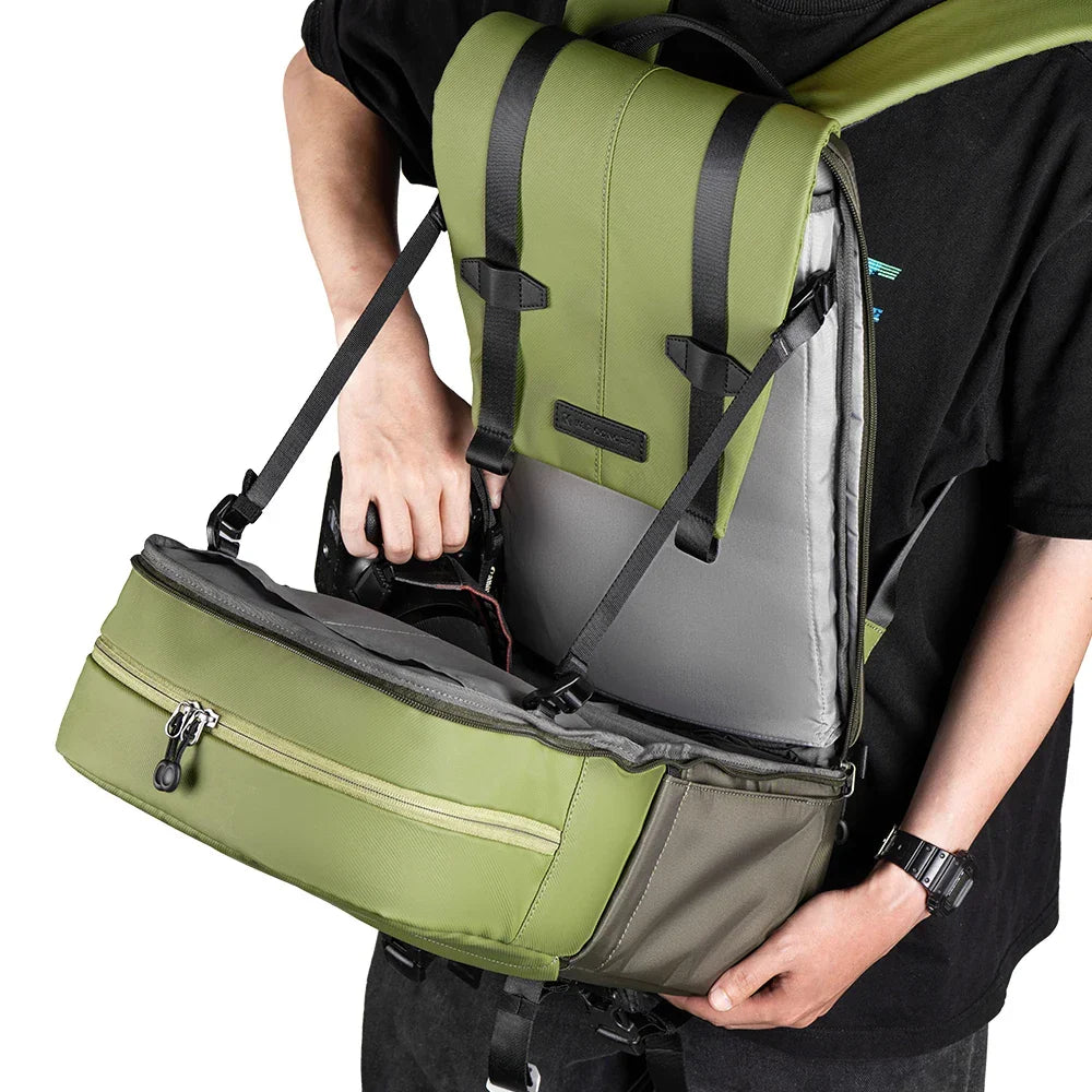20L Professional Camera Backpack Green