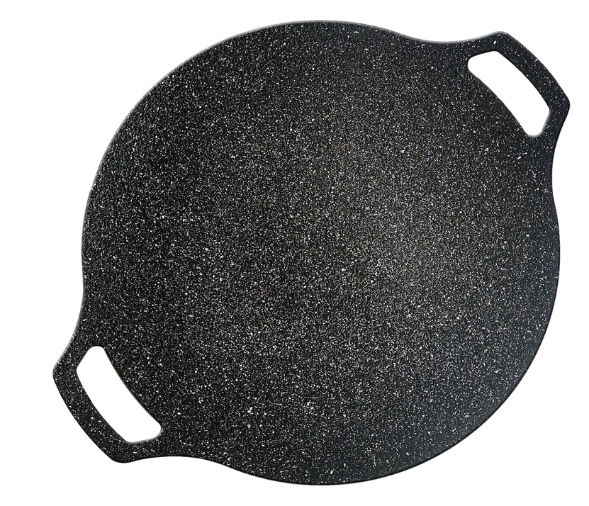 Grillplade med non-stick belægning - sort
