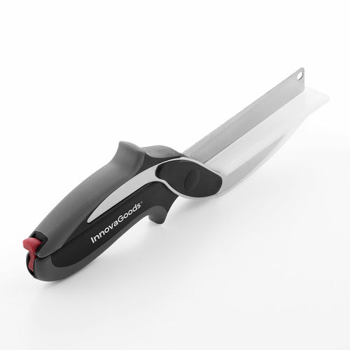 InnovaGoods Scible køkkensaks 2i1 - kniv og skærebræt
