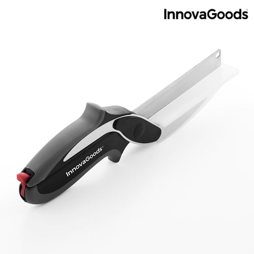 InnovaGoods Scible køkkensaks 2i1 - kniv og skærebræt