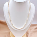 Perlehalskæde med perler i 4, 6 eller 8 mm