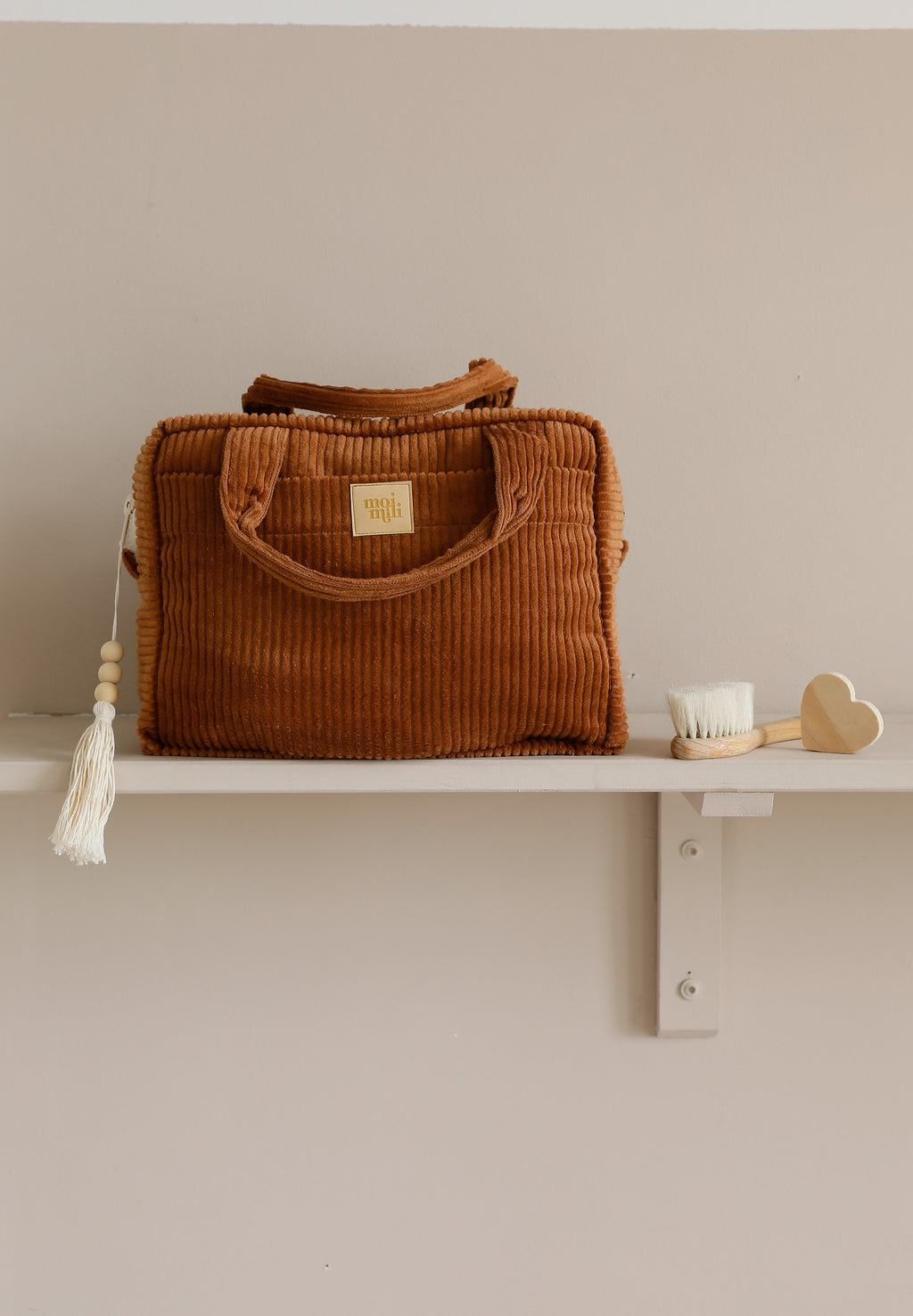 Large Make-Up Bag - Caramel