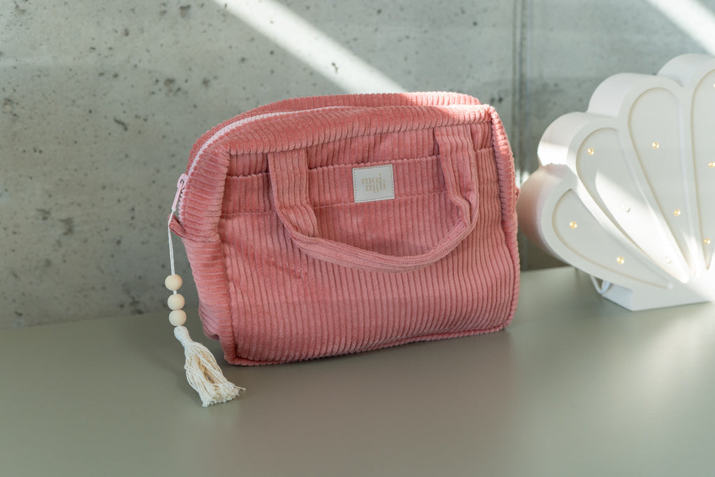 Large Make-Up Bag - Coral