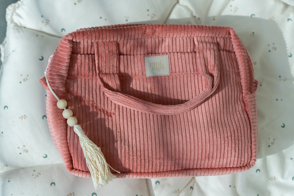 Large Make-Up Bag - Coral