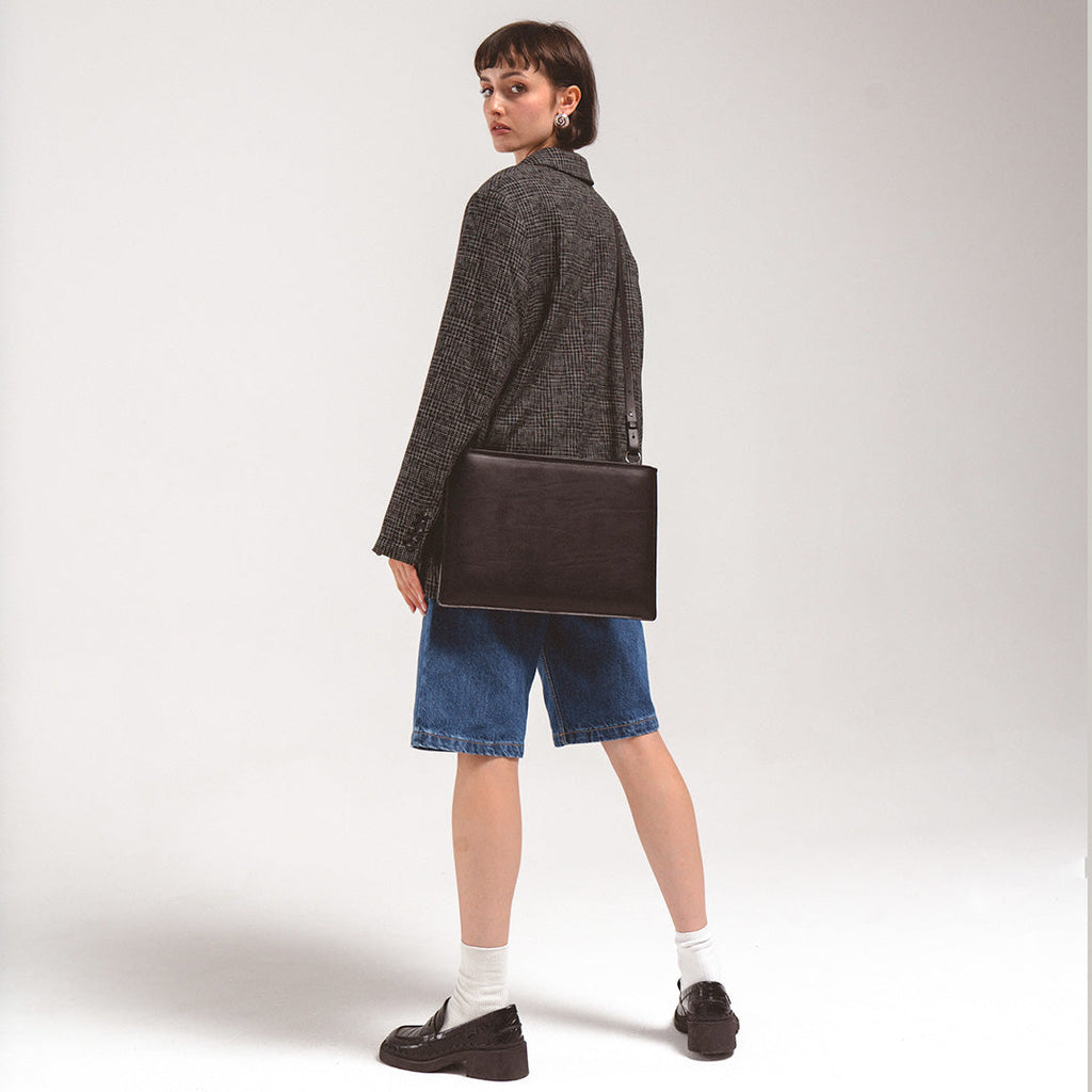 Elegant sleeve i italiensk læder til iPad