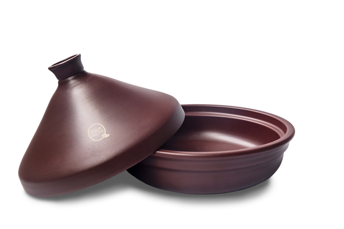 Tajine i lilla Zisha-ler – 22 eller 26 cm