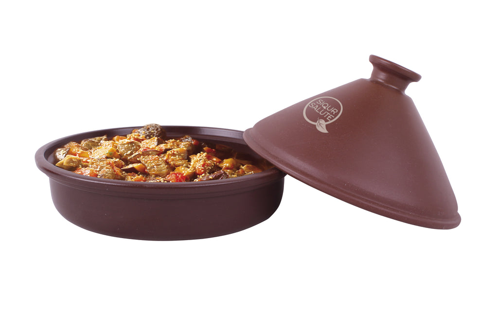 Tajine i lilla Zisha-ler – 22 eller 26 cm